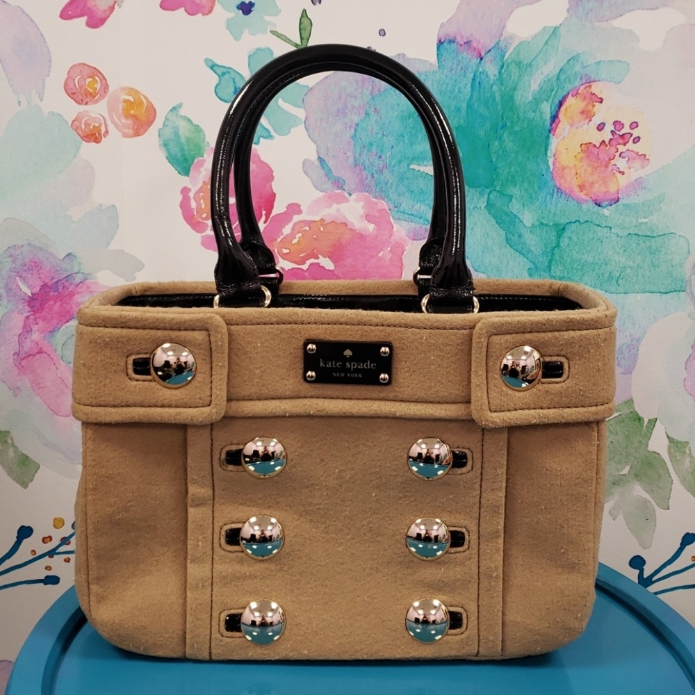 Kate Spade Felt Button Detail Bag